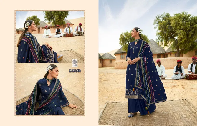 Inaya By Zubeda Dola Jacquard Embroidery Salwar Kameez Wholesale Price In Surat
